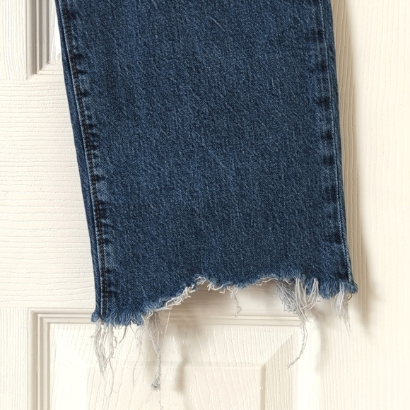 Loft Classic Medium Wash High Waist Slim Straight Leg Ankle Cropped Jeans 30/10 - Picture 15 of 15